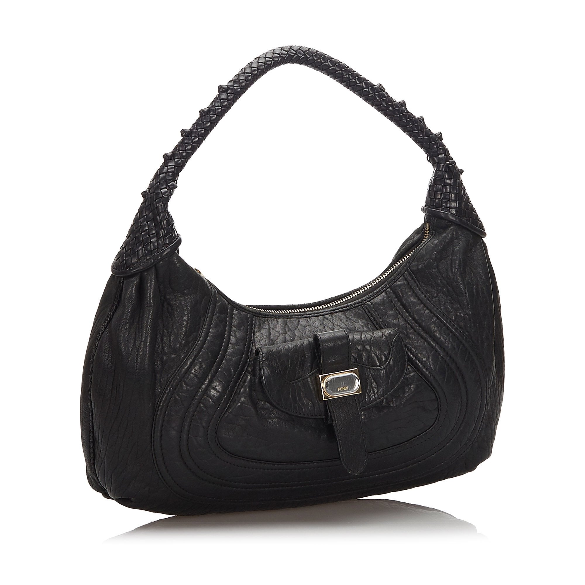 Pre-Loved Fendi Black Others Leather Spy Shoulder Bag Italy