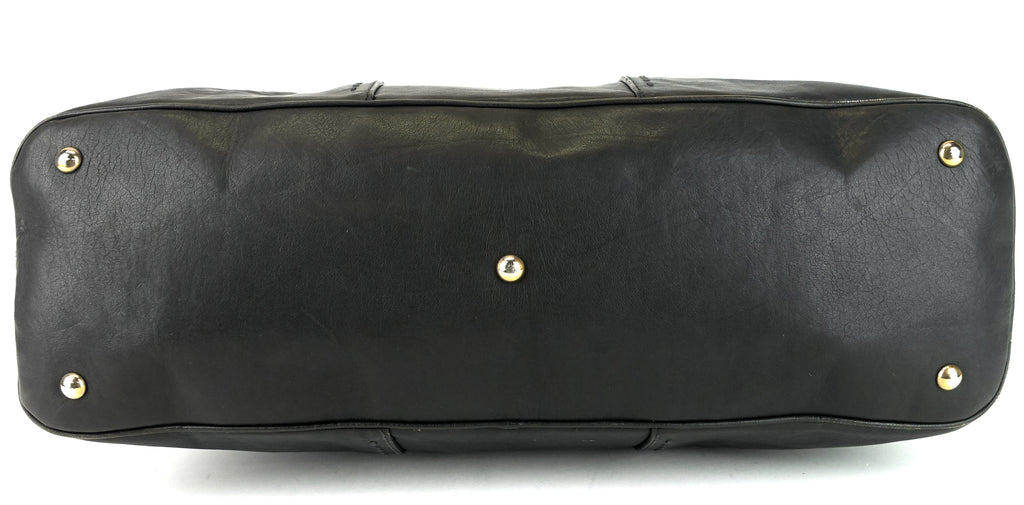 SAINT LAURENT Muse Oversized Gray Leather Bag