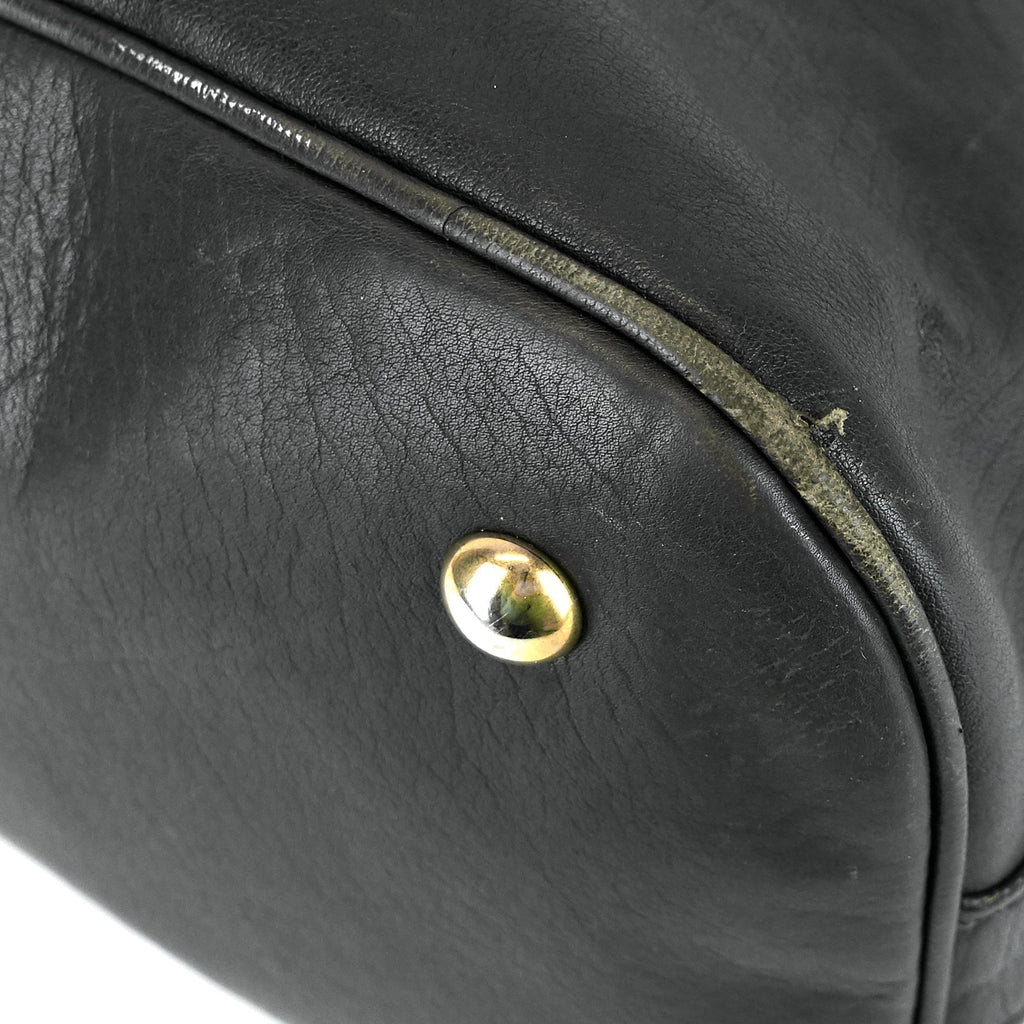 SAINT LAURENT Muse Oversized Gray Leather Bag