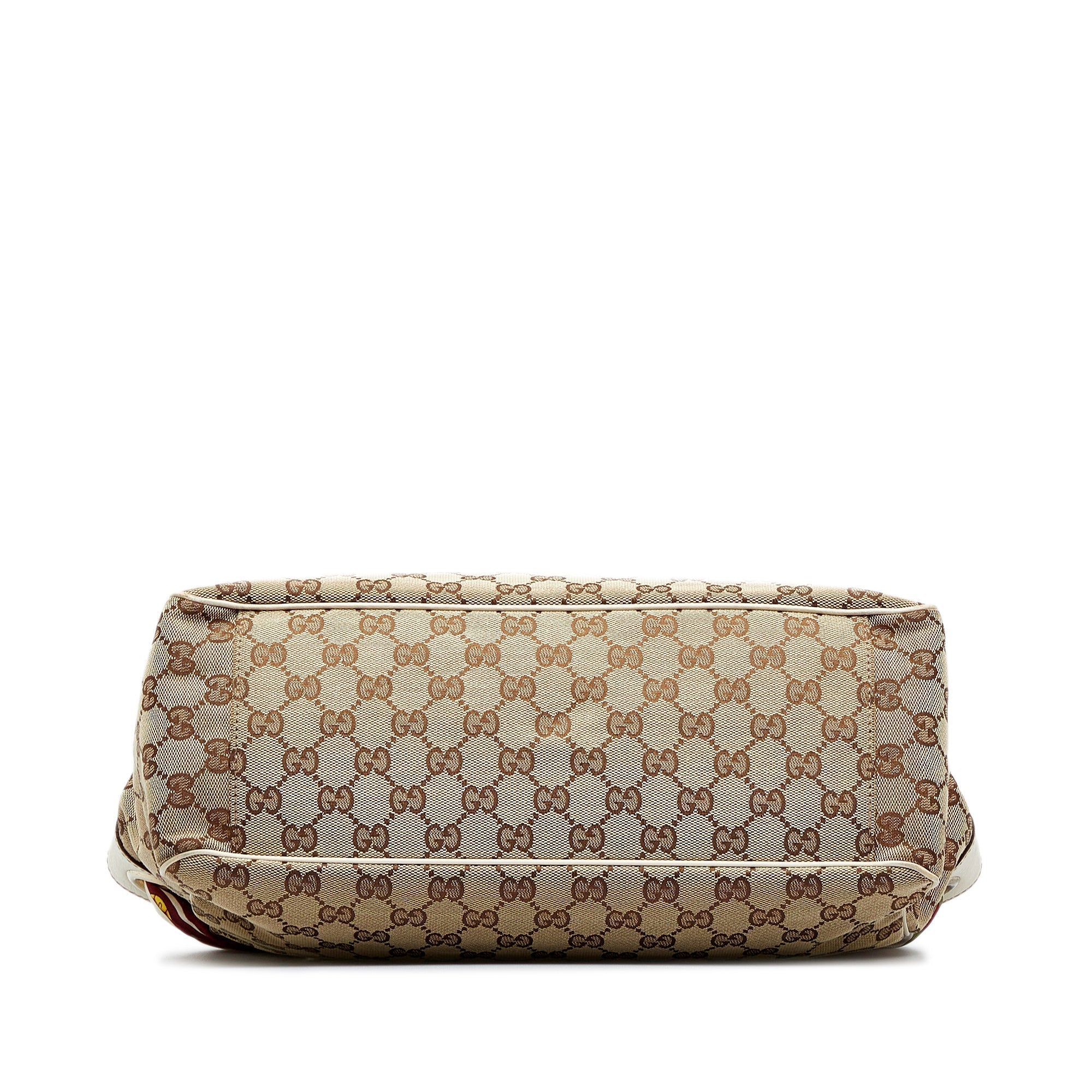 Gucci Positano Tote Bag Brown GG Canvas