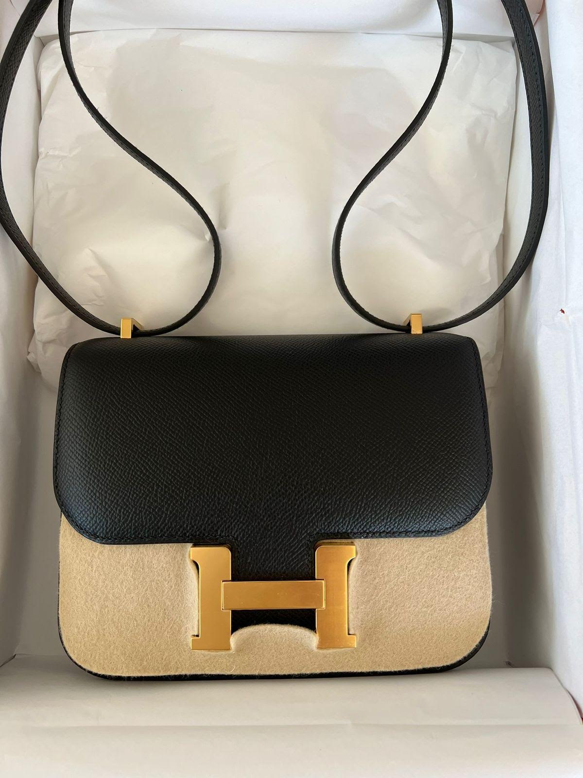 Hermes Constance 24 Black Epsom Gold Hardware - Payment 3 for NN