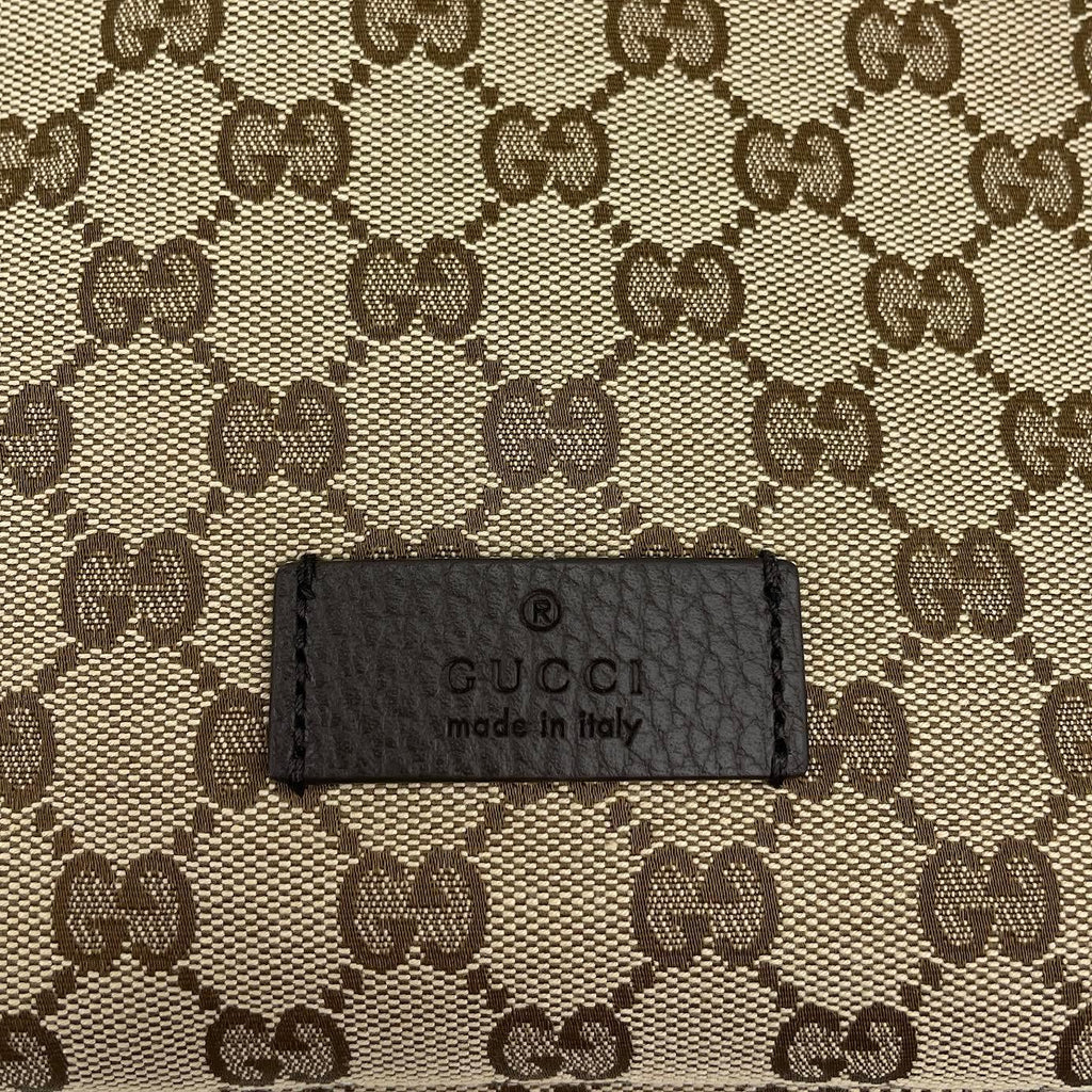 GUCCI Canvas Rucksack Drawstring Backpack