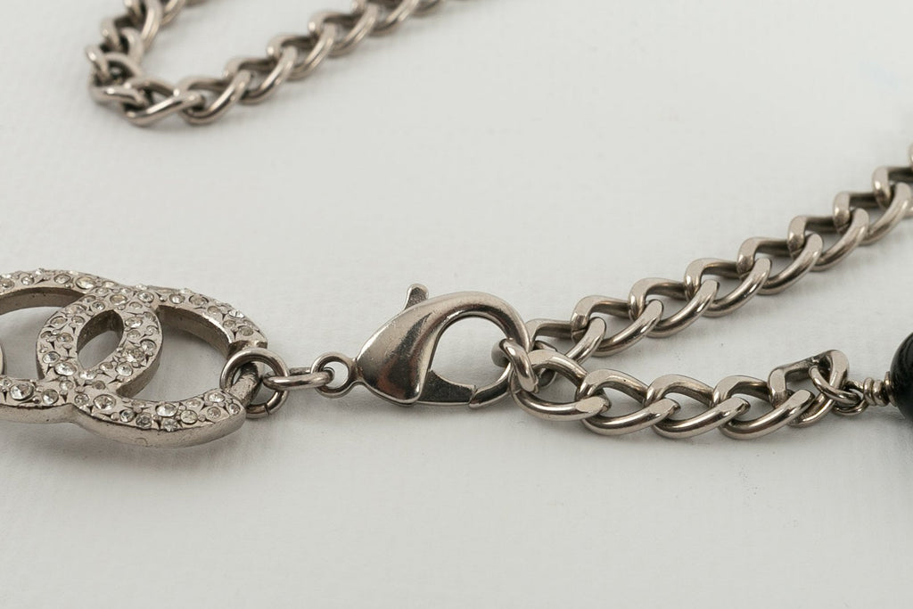 Ceinture argentée Chanel Printemps 2004