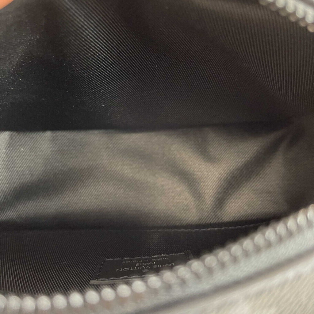 LOUIS VUITTON Excellent Mini Soft Trunk Monogram Eclipse Black Handbag