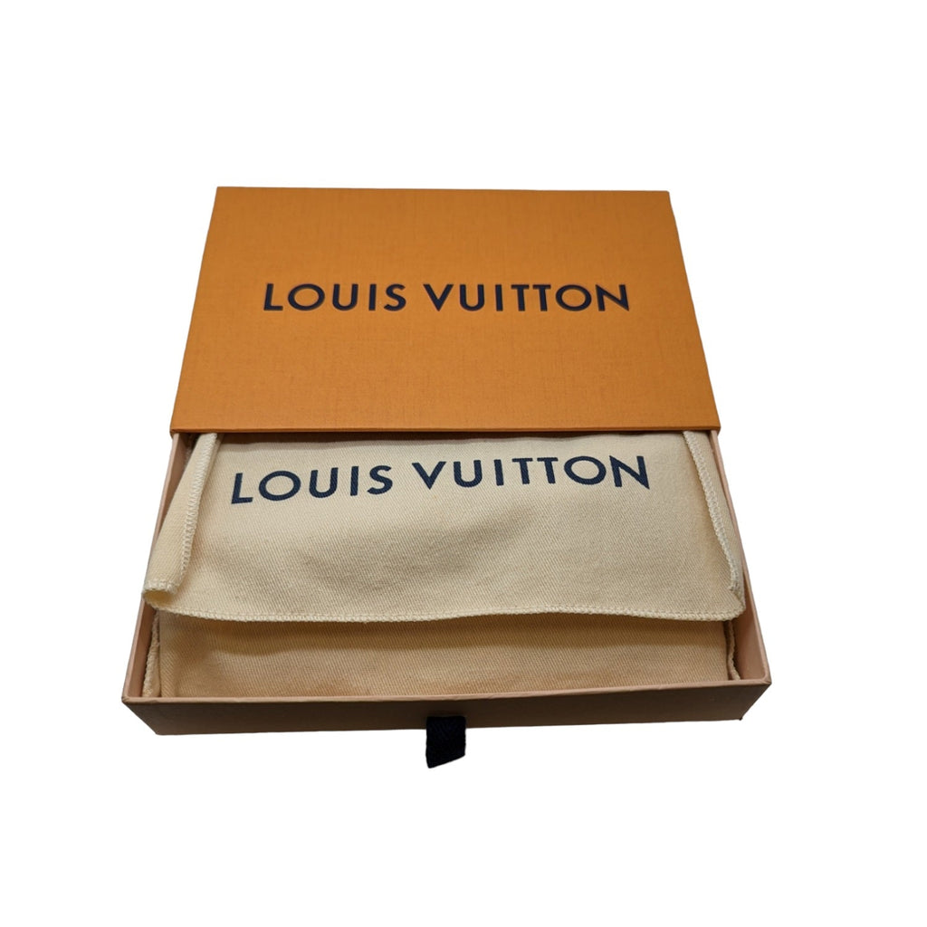 Louis Vuitton Damier Azur Emilie Wallet Rose Ballerine