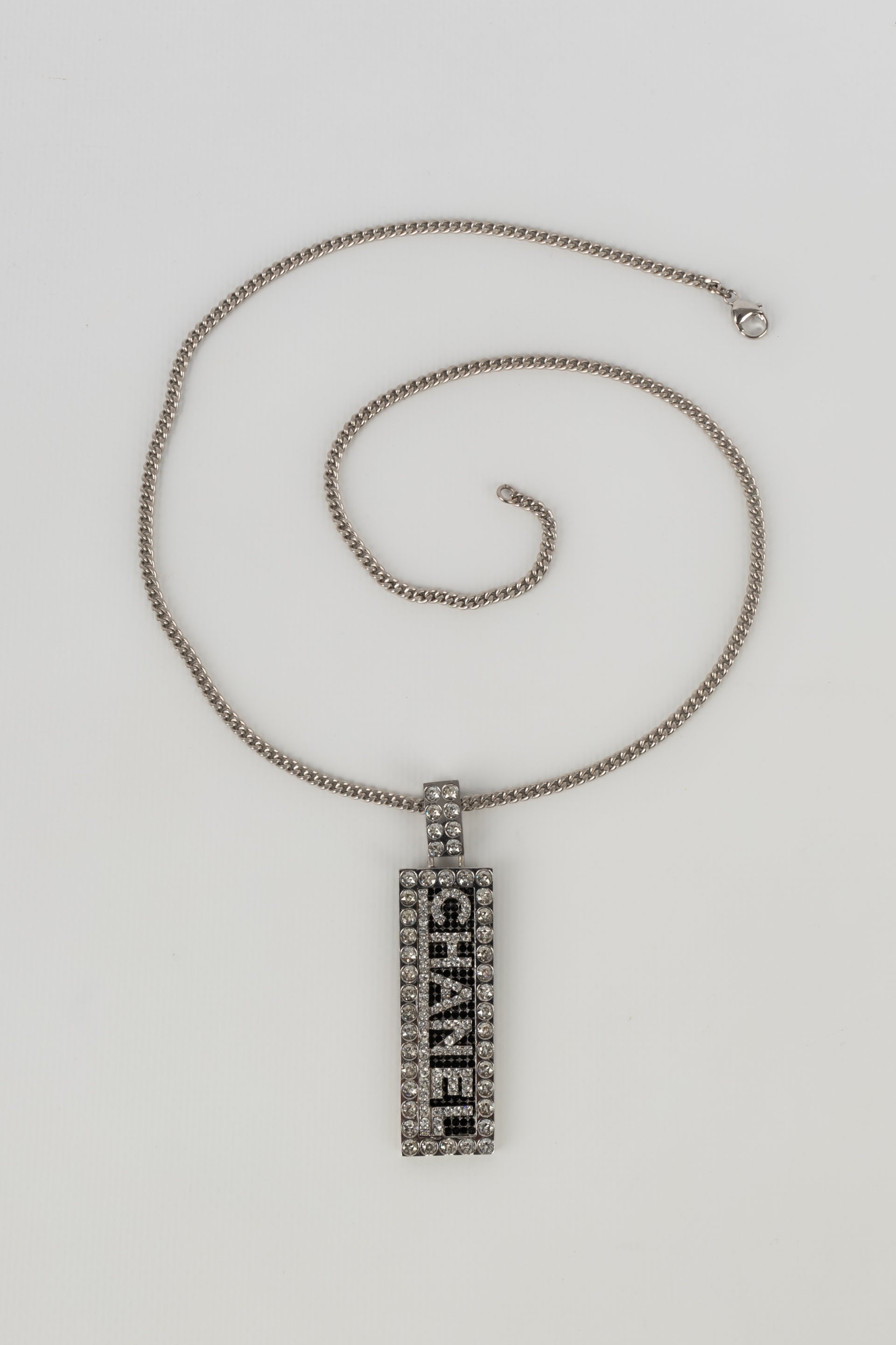 Collier argent�� Chanel Automne 2003