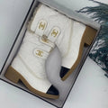 Chanel Leather Ankle Boots For Women