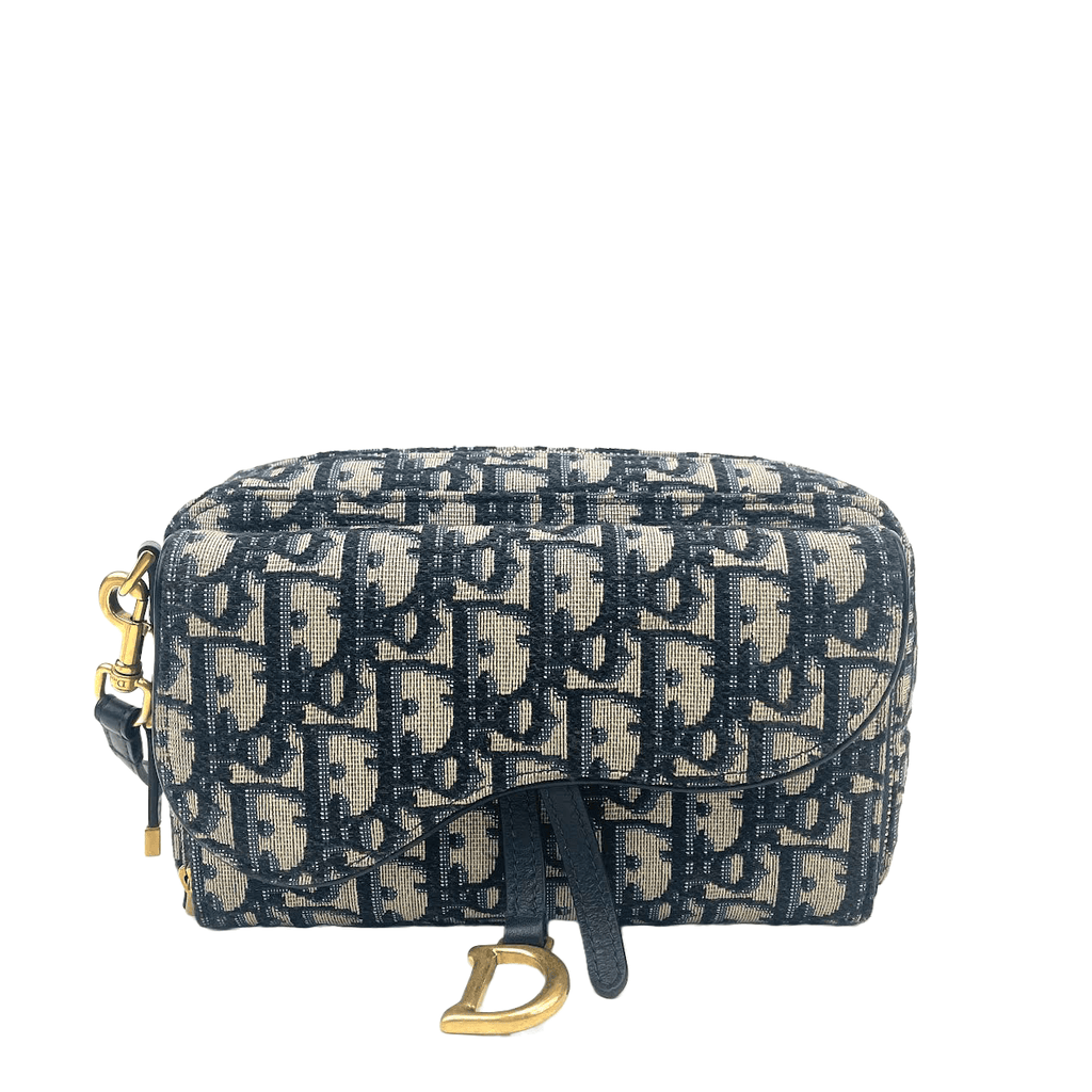 CHRISTIAN DIOR Oblique Saddle Pouch Crossbody