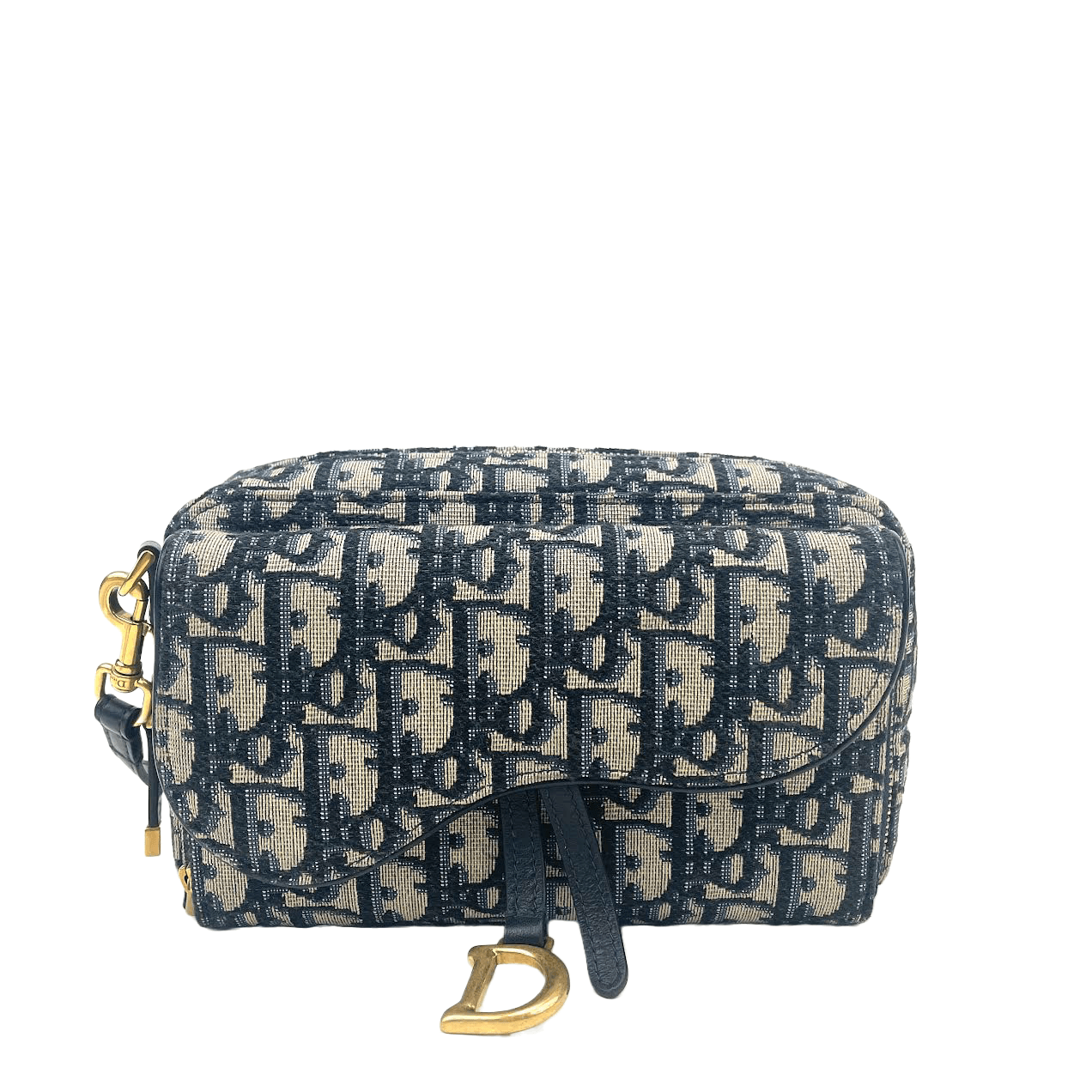 CHRISTIAN DIOR Oblique Saddle Pouch Crossbody