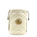 GUCCI Matelasse Mini GG Marmont Bucket Bag - OUTLET ITEM FINAL SALE