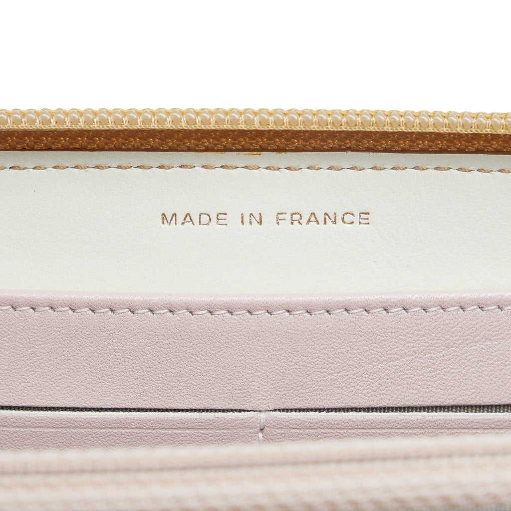 CHANEL CC Zip Around Wallet Long Wallets