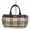 Burberry Hand Bag Beige Nylon (SHC1-15785)