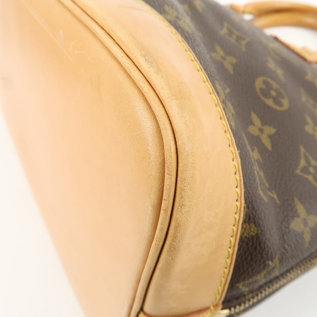 Louis Vuitton Monogram Alma Hand Bag Brown M51130