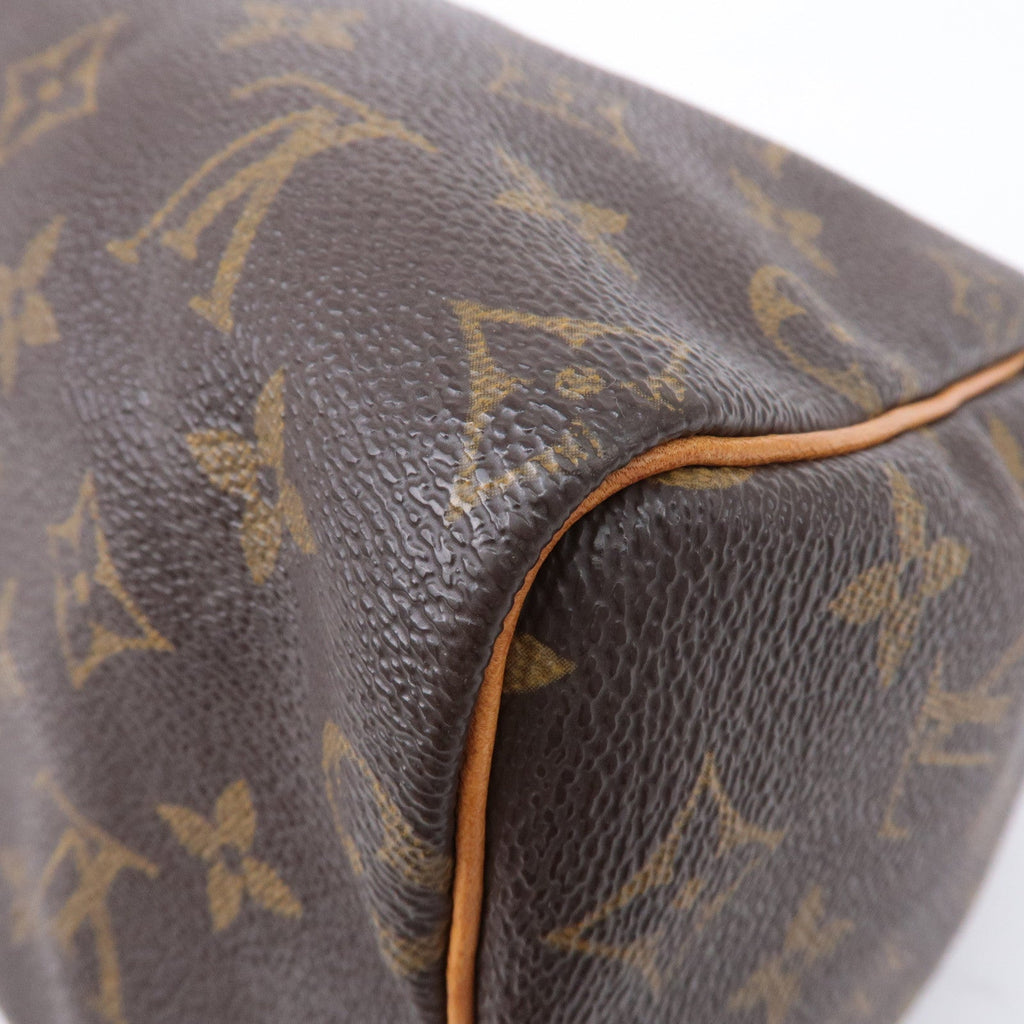 Louis Vuitton Monogram Speedy 25 Hand Bag Boston Bag M41528