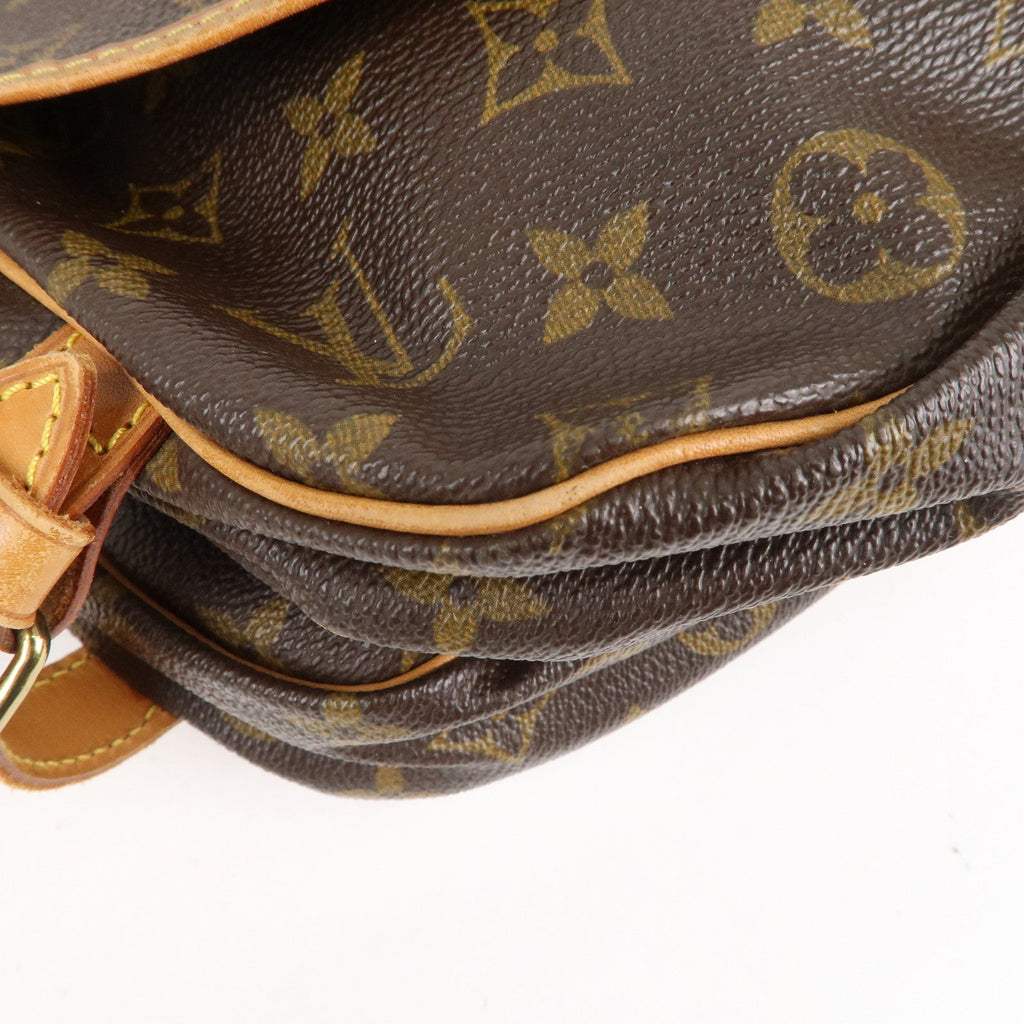 Louis Vuitton Monogram Saumur 30 Shoulder Bag Brown M42256