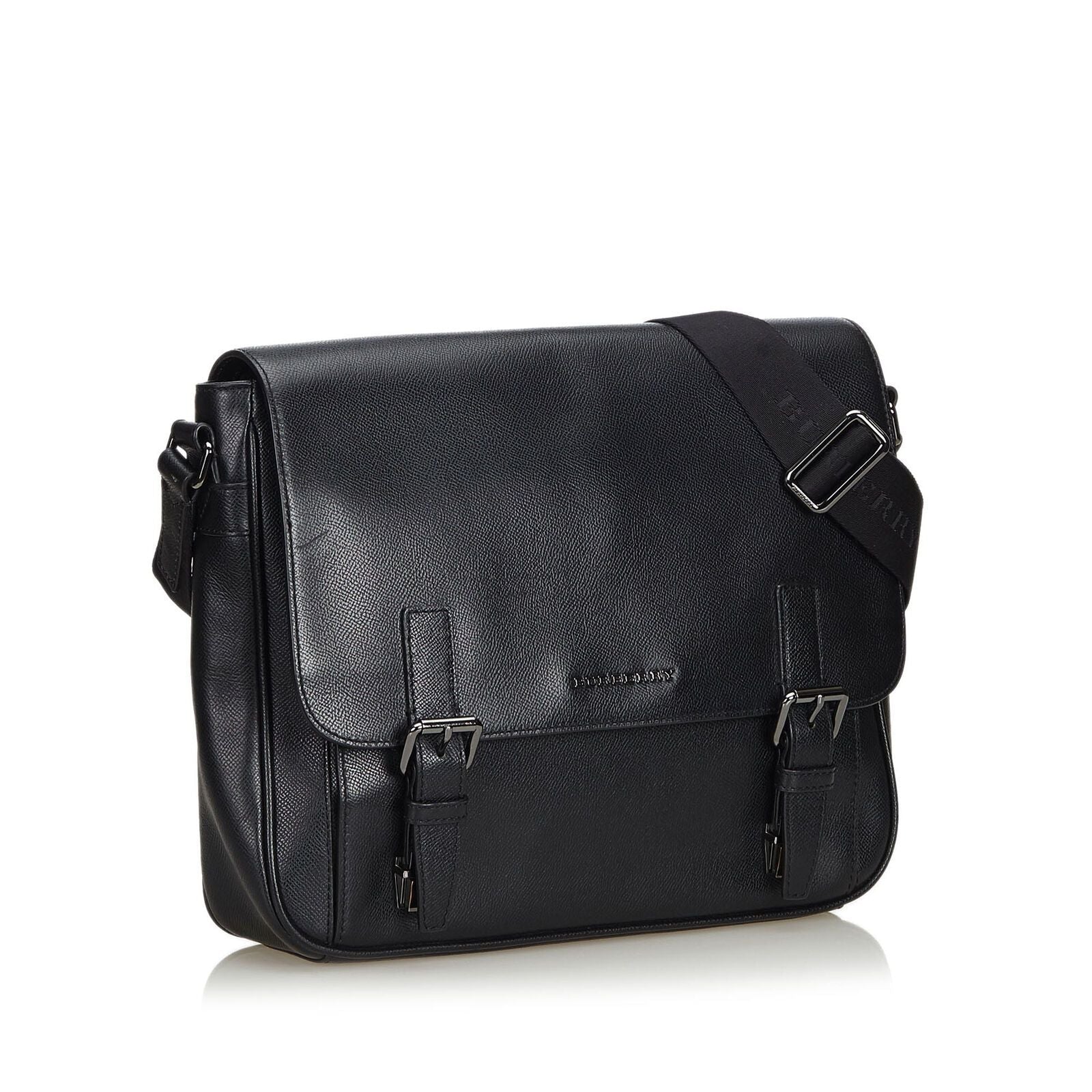 Pre-Loved Burberry Black Others Leather Crossbody Bag United Kingdom