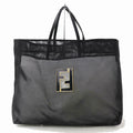 Indistinguishable  Fendi Hand Bag Black Nylon (SHC7-10129)