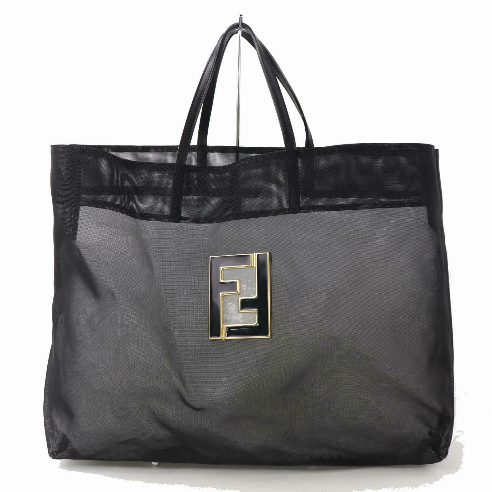 Indistinguishable  Fendi Hand Bag Black Nylon (SHC7-10129)