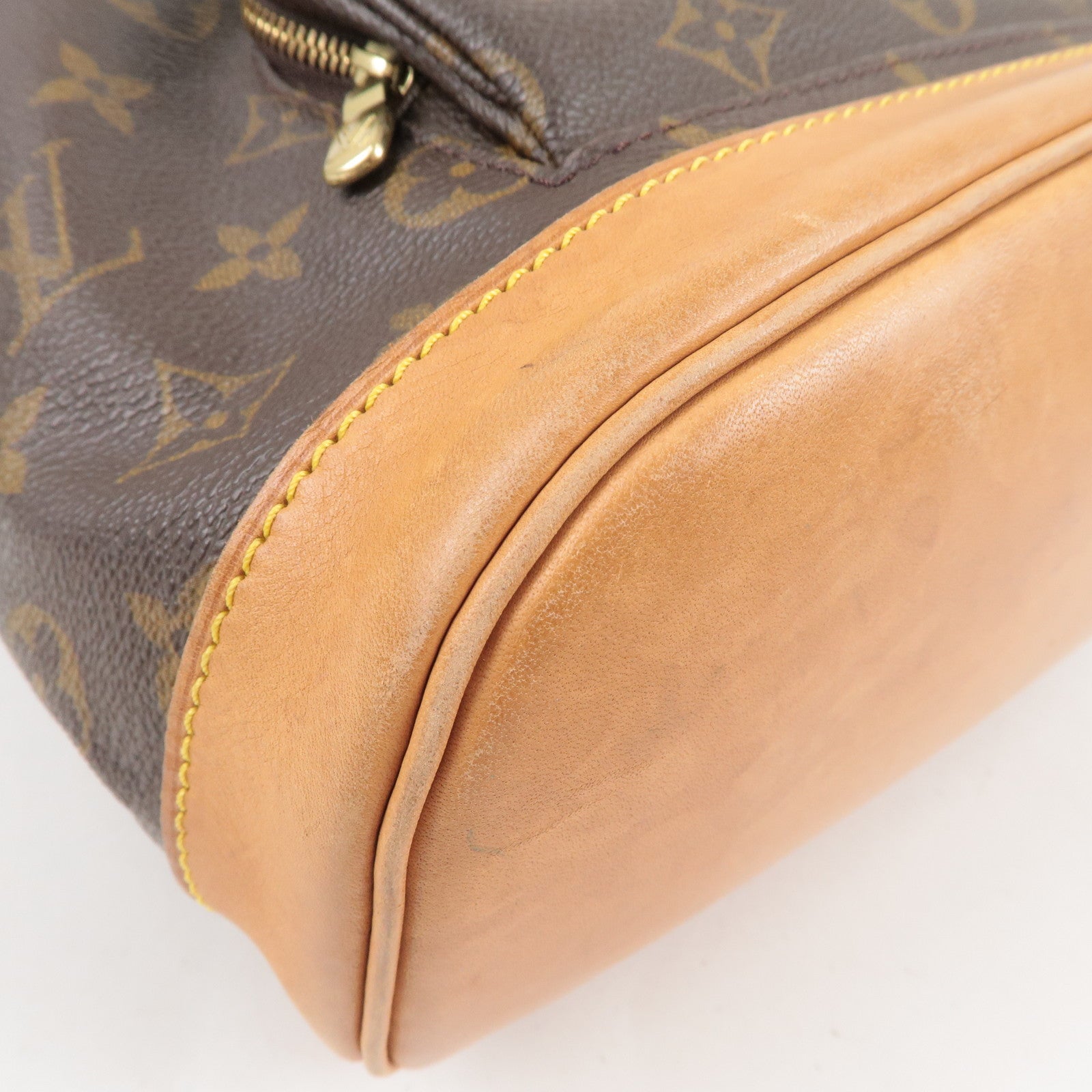 Louis Vuitton Monogram Montsouris MM Back Pack Bag Brown M51136