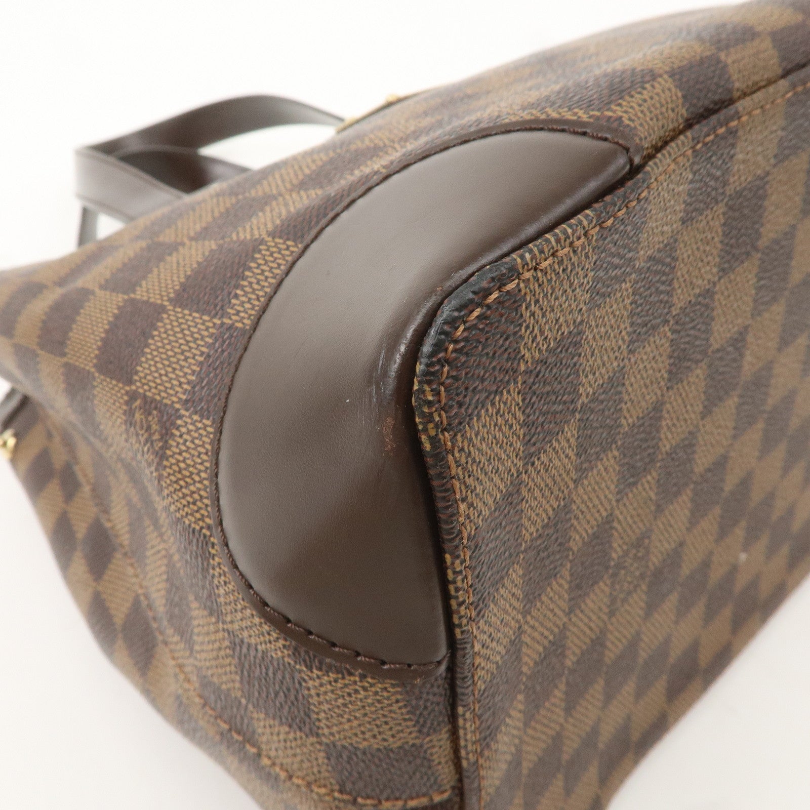 Louis Vuitton Damier Ebene Hampstead PM Hand Bag Brown N51205
