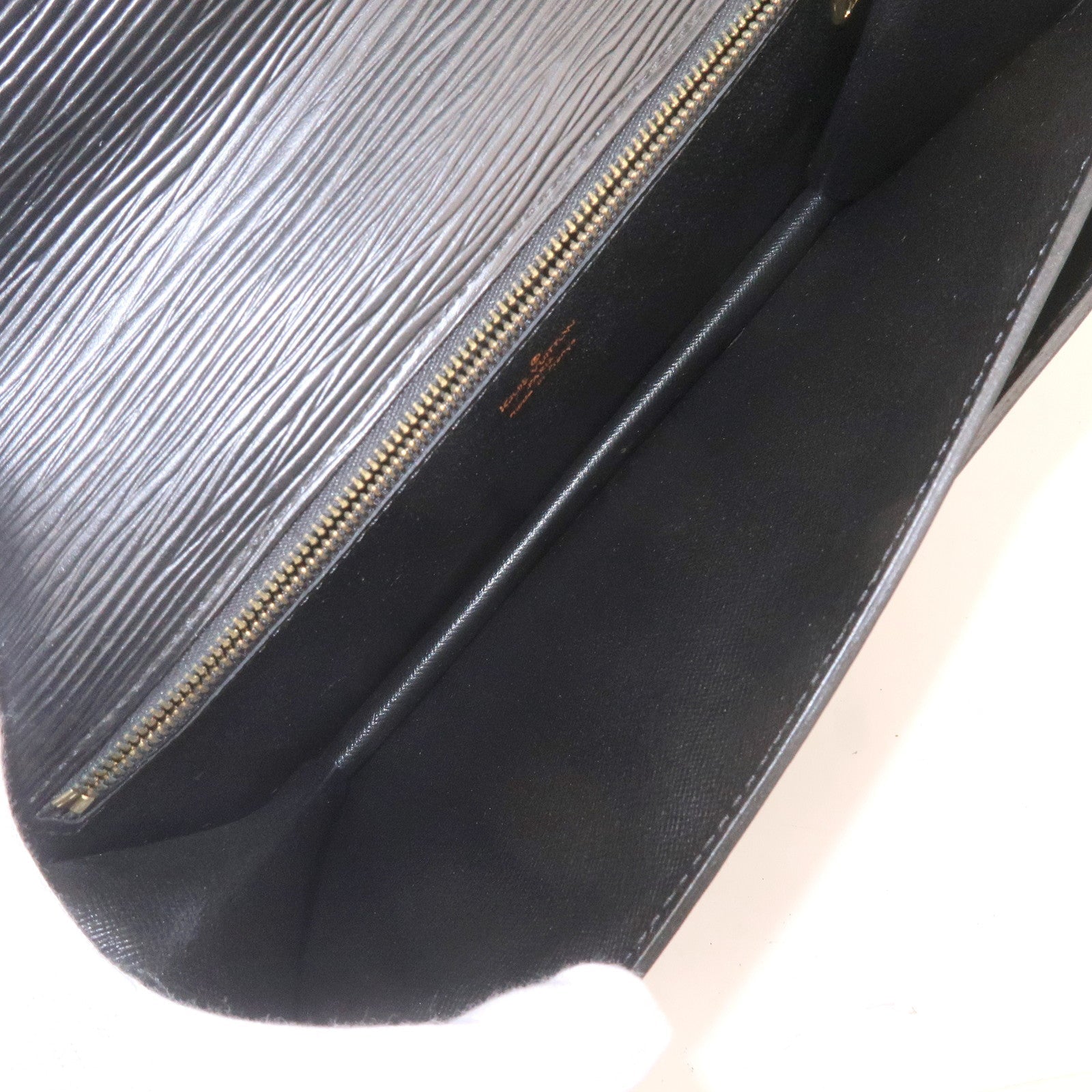 Louis Vuitton Set of 2 Epi Clutch Bag Black M52612 M52522