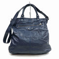 Balenciaga Blue Classic Square Tote