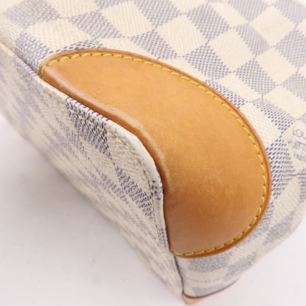 Louis Vuitton Damier Azur Hampstead PM Hand Bag Ivory N51207