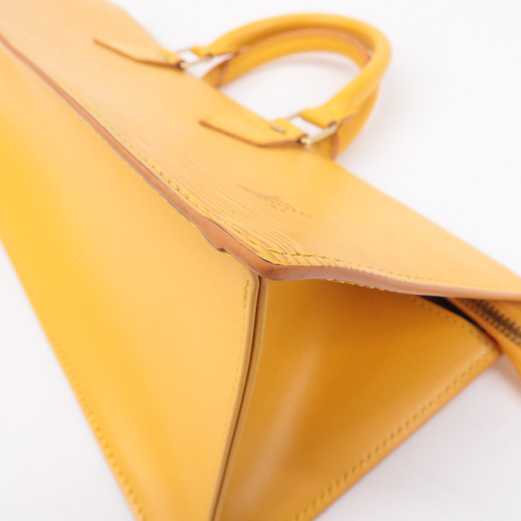 Louis Vuitton Epi Sac Triangle Hand Bag Tassili Yellow M52099