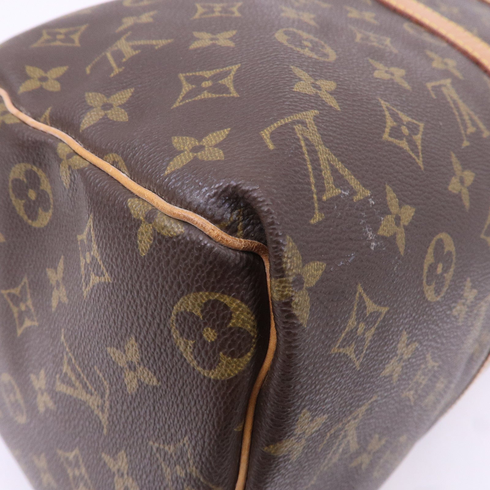 Louis Vuitton Monogram Keep All 45 Boston Bag Brown M41428