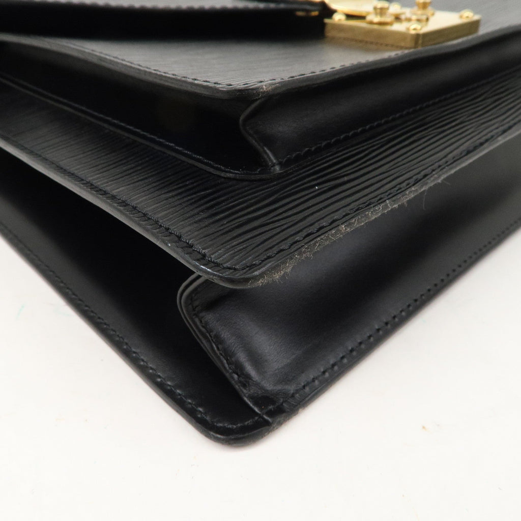 Louis Vuitton Epi Monceau Hand Bag Black Noir M52792