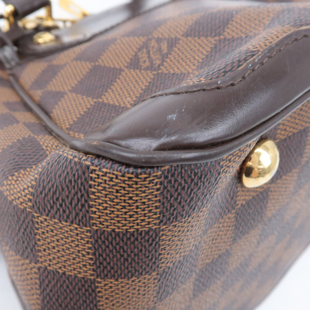 Louis Vuitton Damier Ebene Verona PM Hand Bag Brown N41117
