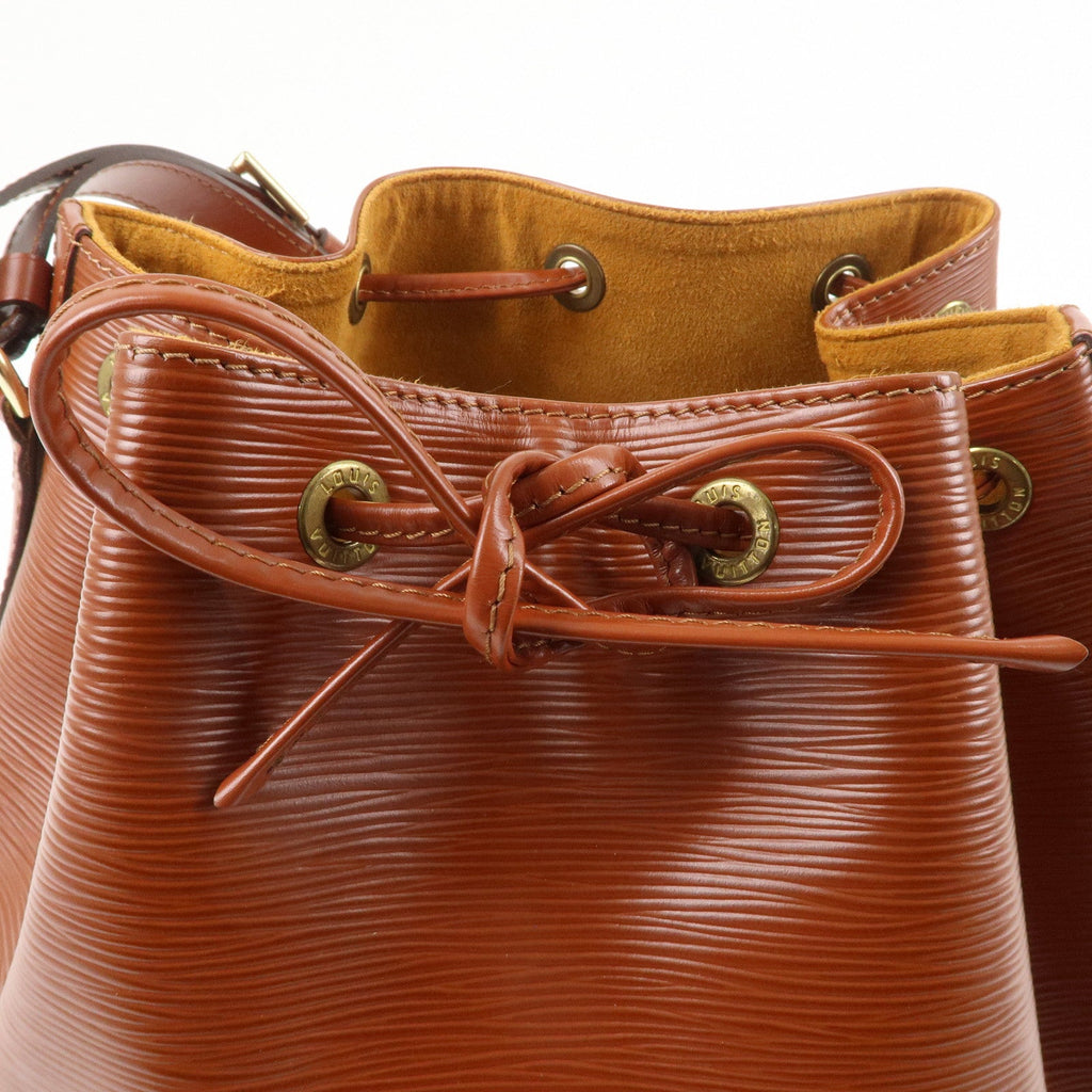 Louis Vuitton Epi Petit Noe Shoulder Bag Kenya Brown M44103
