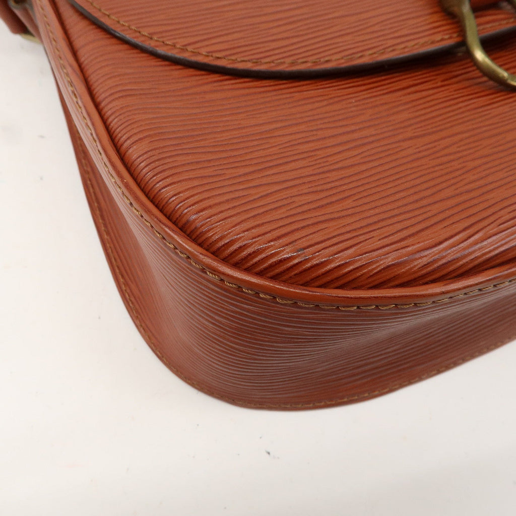 Louis Vuitton Epi Saint Cloud Shoulder Bag Kenya Brown M52193