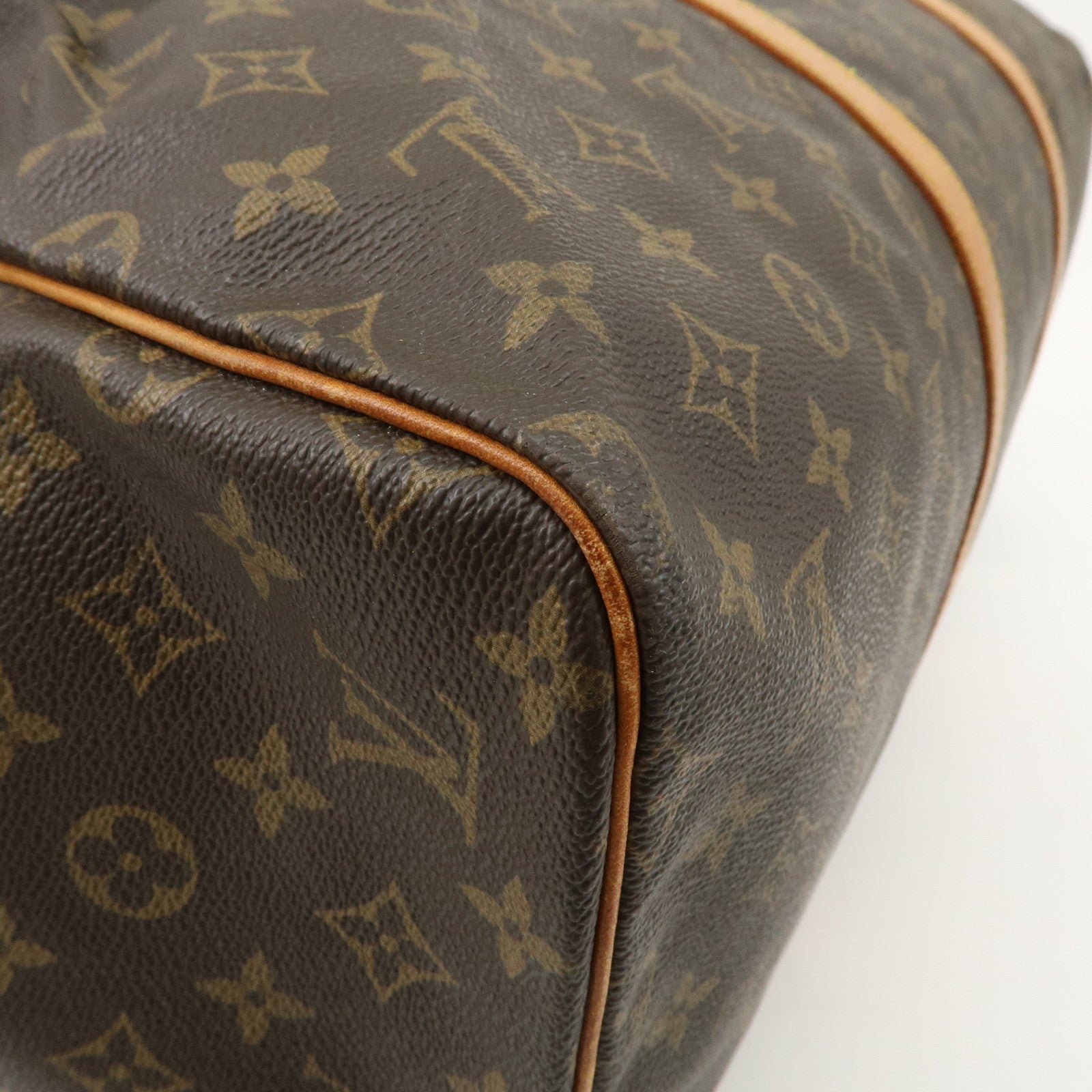 Louis Vuitton Monogram Sac Souple 55 Boston Bag Brown M41622