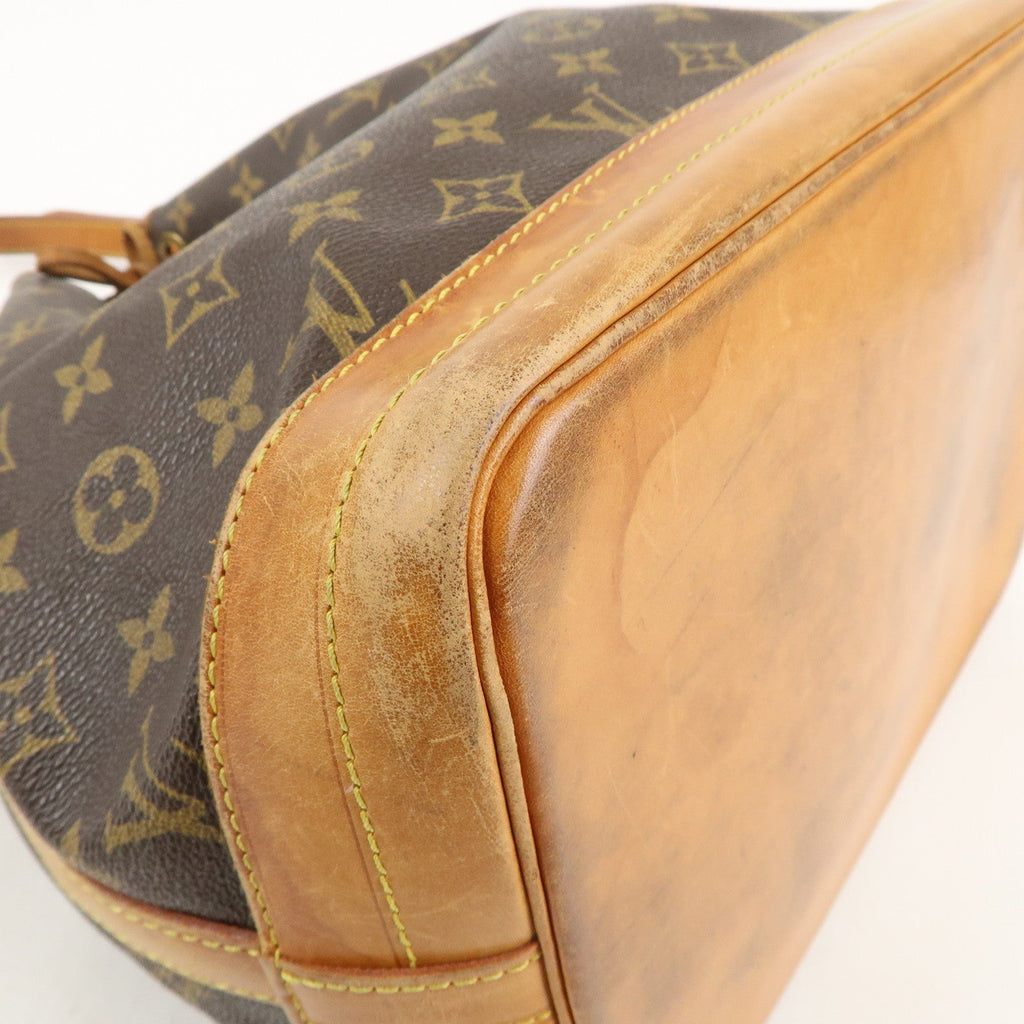 Louis Vuitton Monogram Noe Shoulder Bag Brown M42224