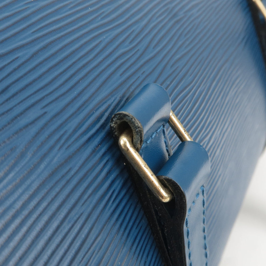 Louis Vuitton Epi Soufflot Shoulder Bag Hand Bag Blue M52222