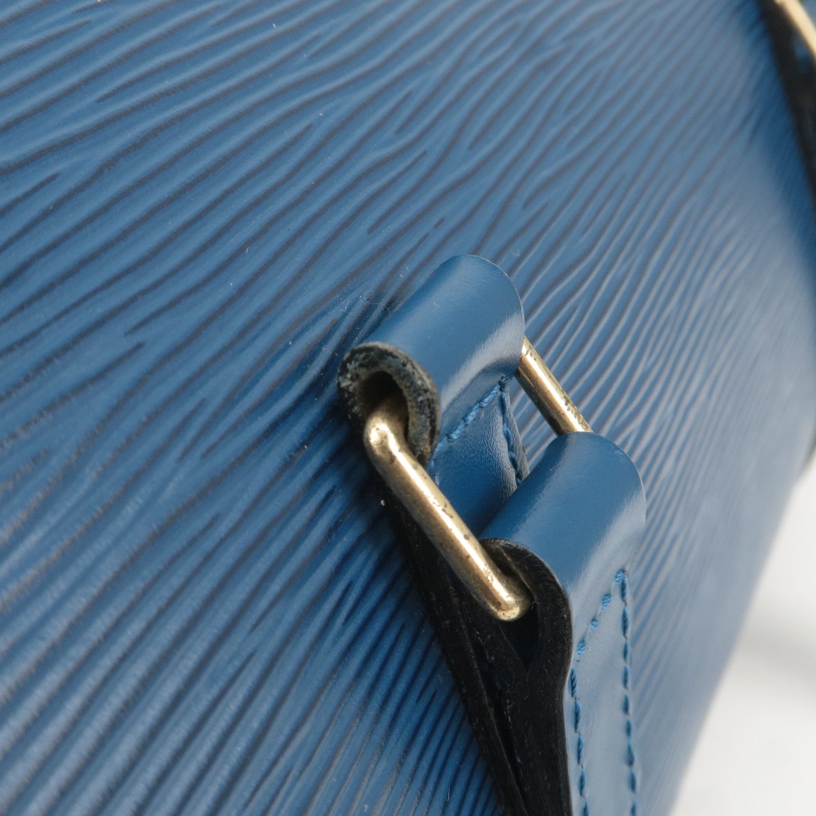 Louis Vuitton Epi Soufflot Shoulder Bag Hand Bag Blue M52222