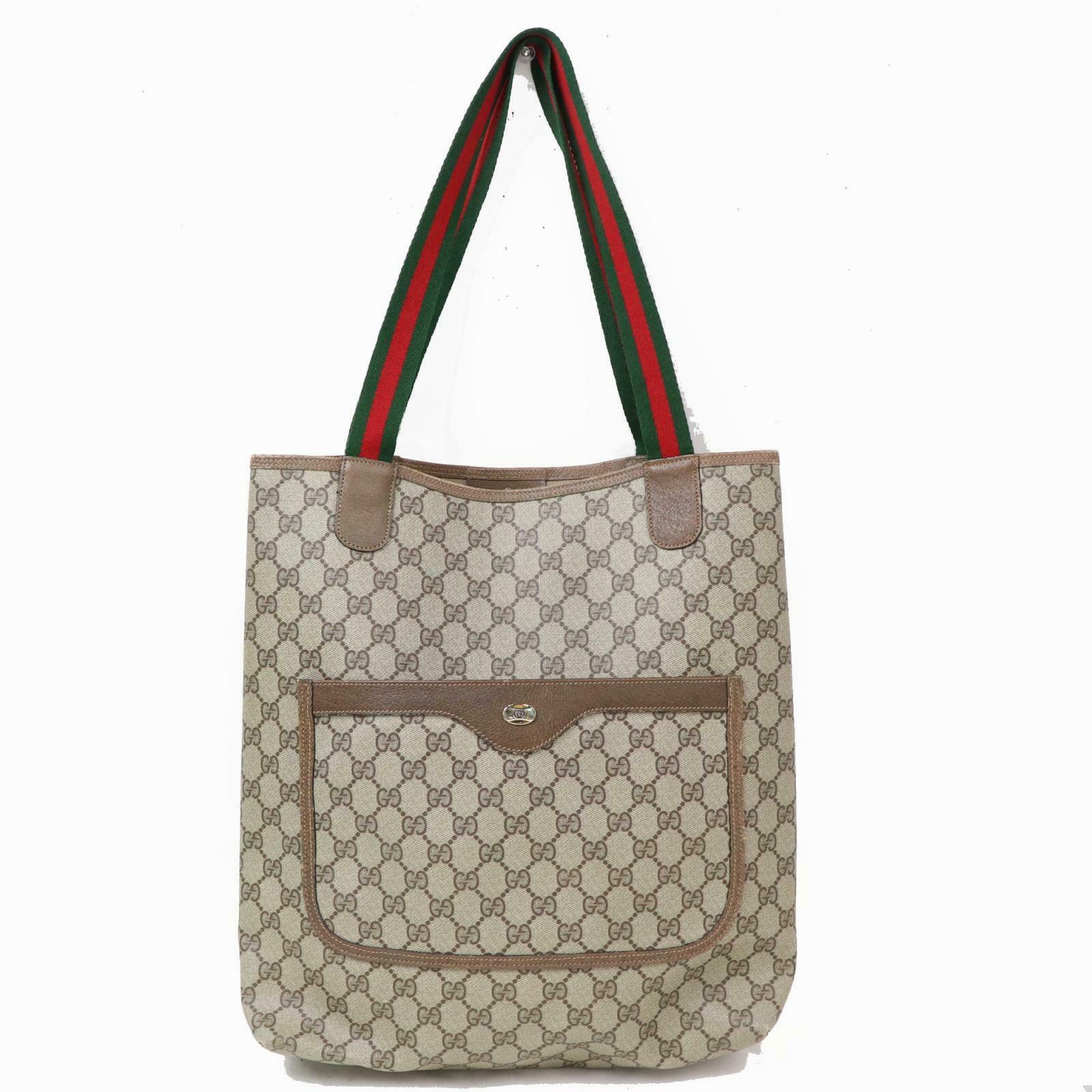 Brand Inspired Gucci Tote Bag Brown PVC