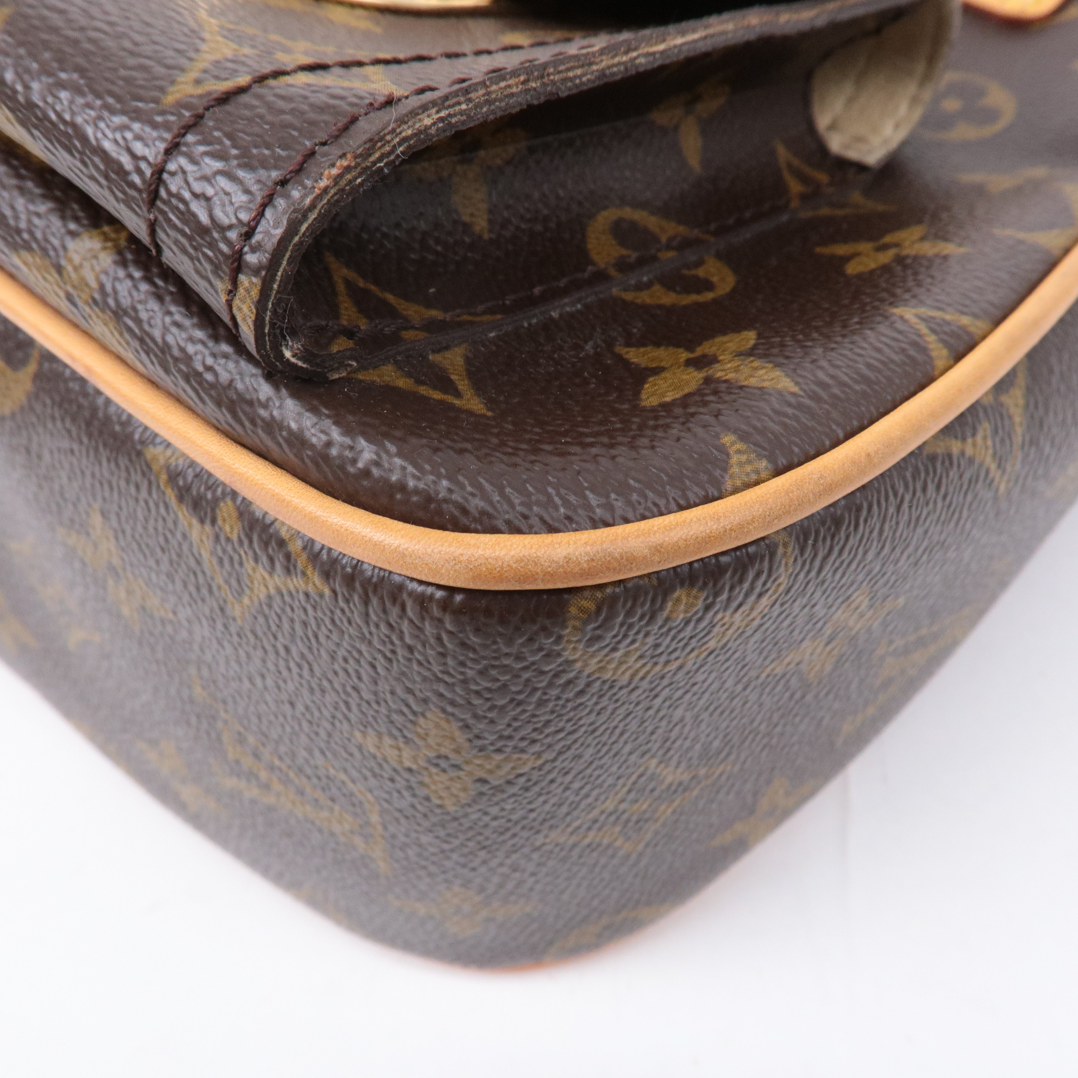 Louis Vuitton Monogram Hudson GM Shoulder Bag M40045