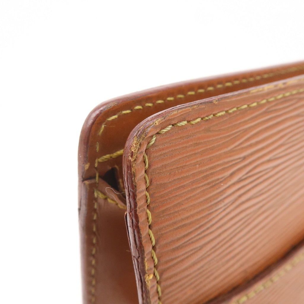 Louis Vuitton Epi Pochette Homme Clutch Bag Zipangu Gold M52528