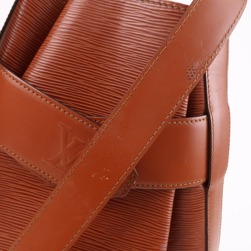 Louis Vuitton Epi Sac D'epaule GM Bucket Bag Kenya Brown M80193