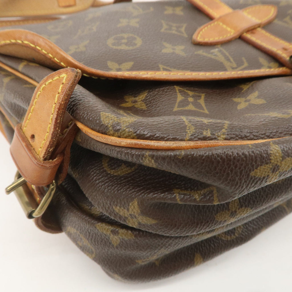 Louis Vuitton Monogram Saumur 30 Shoulder Bag Brown M42256