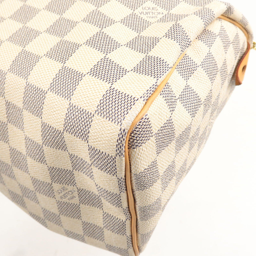 Louis Vuitton Damier Azur Speedy 25 Boston Bag Hand Bag N41534