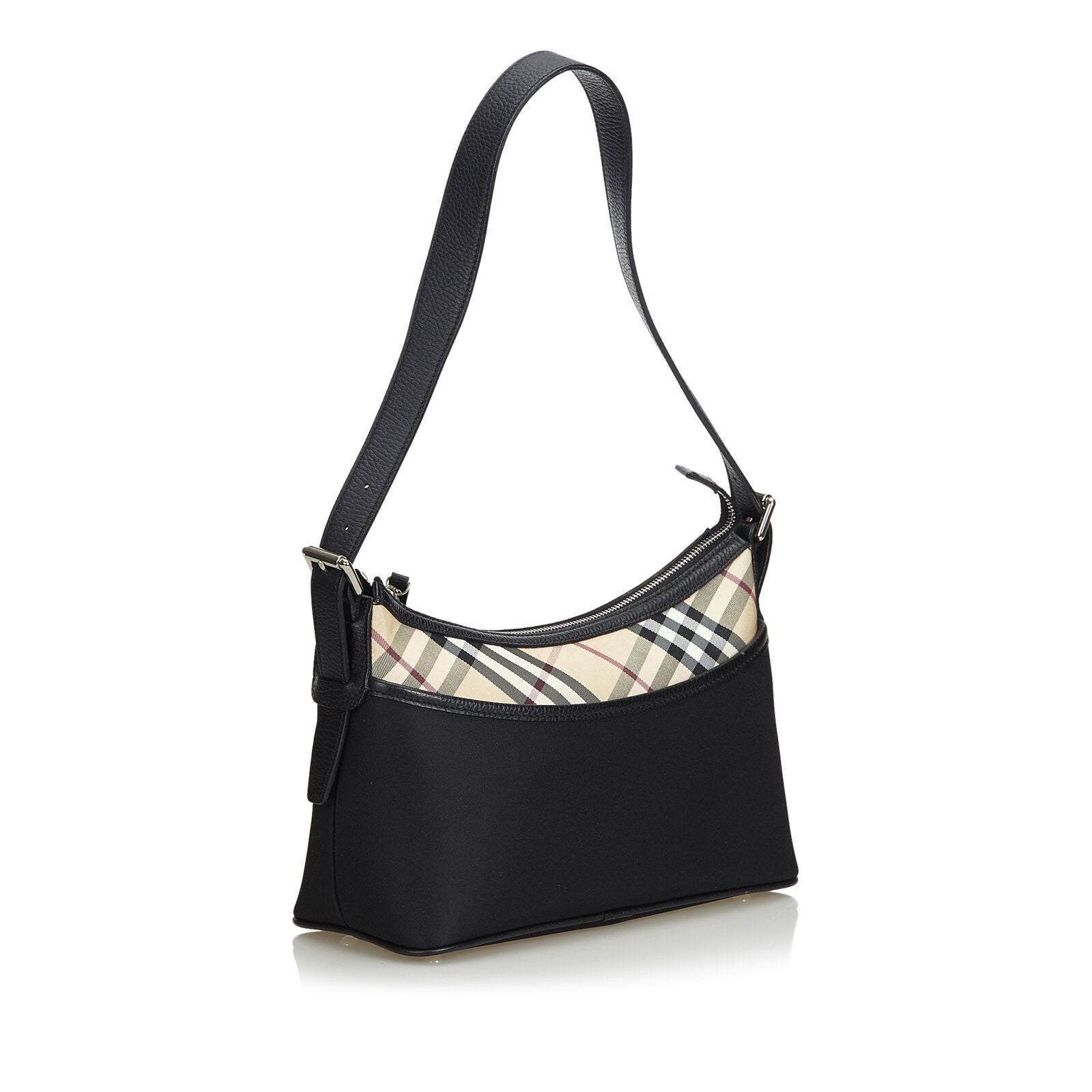 Pre-Loved Burberry Black Nylon Fabric Shoulder Bag United Kingdom
