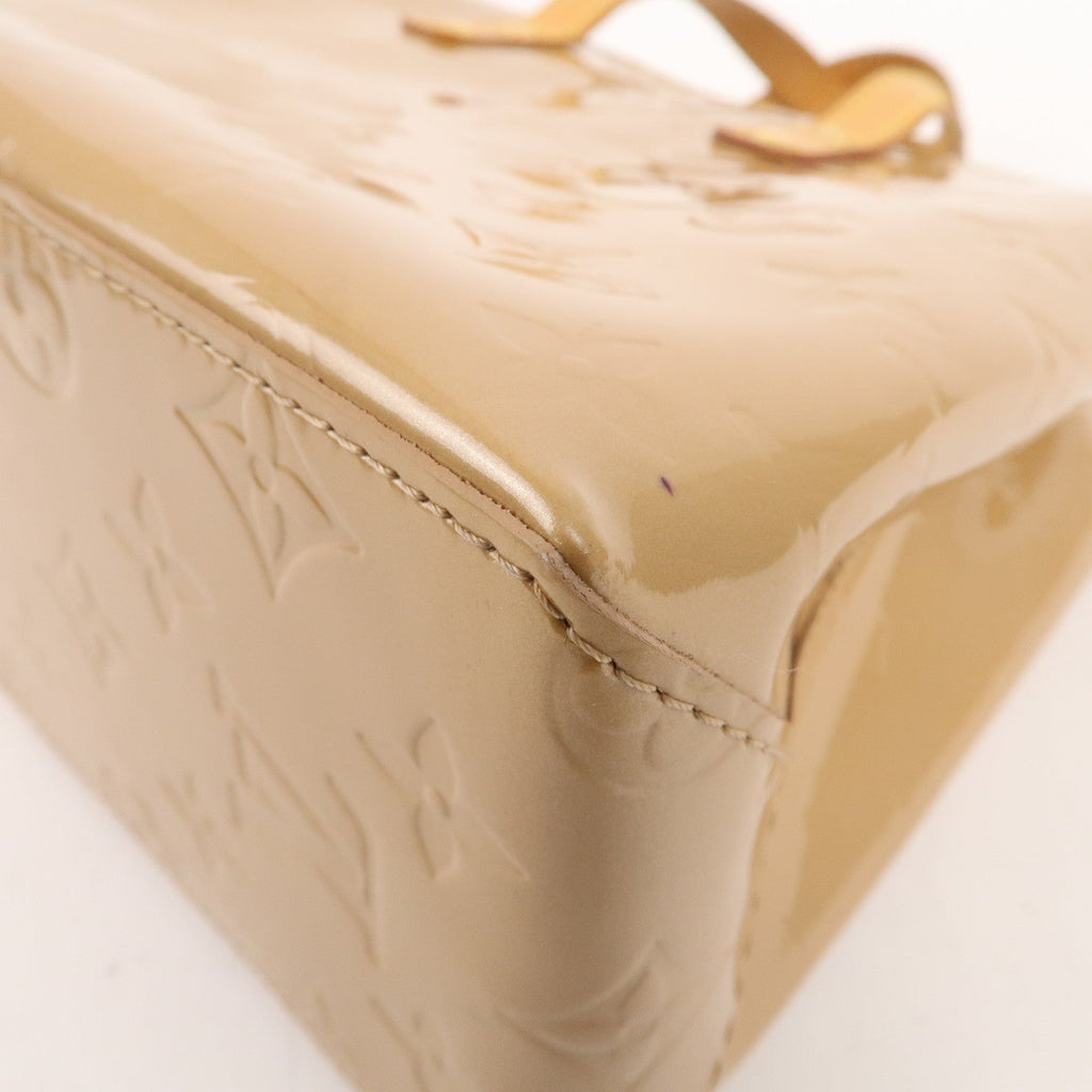 Louis Vuitton Monogram Vernis Lead PM Hand Bag Noisette M91334
