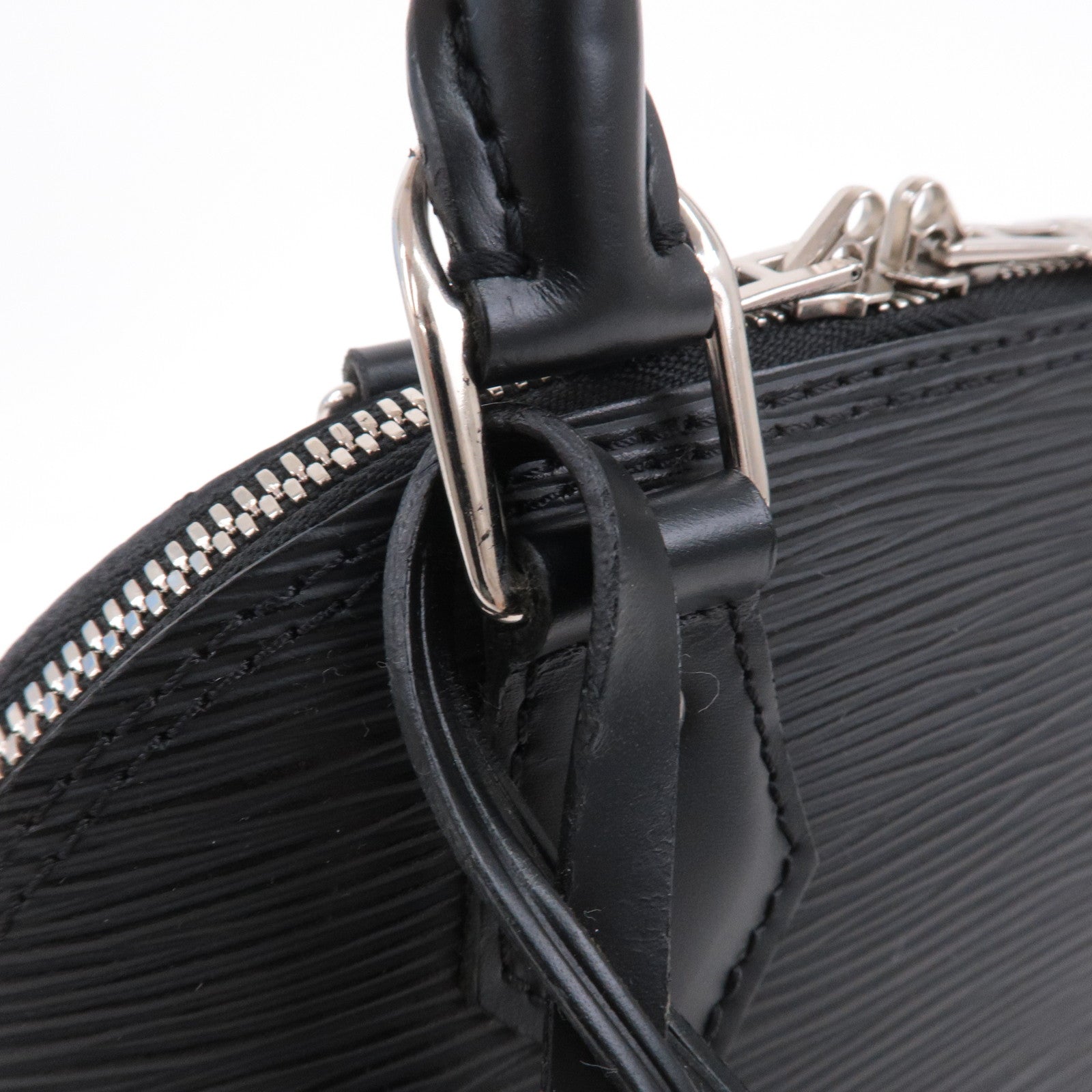 Louis Vuitton Epi Alma BB 2Way Shoulder Bag Noir Black M40862
