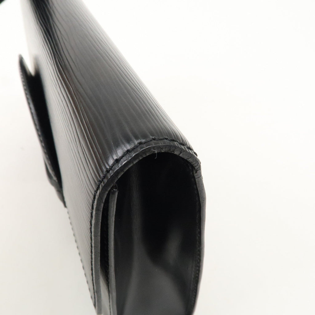 Louis Vuitton Epi Chaillot Clutch Bag Black M52542