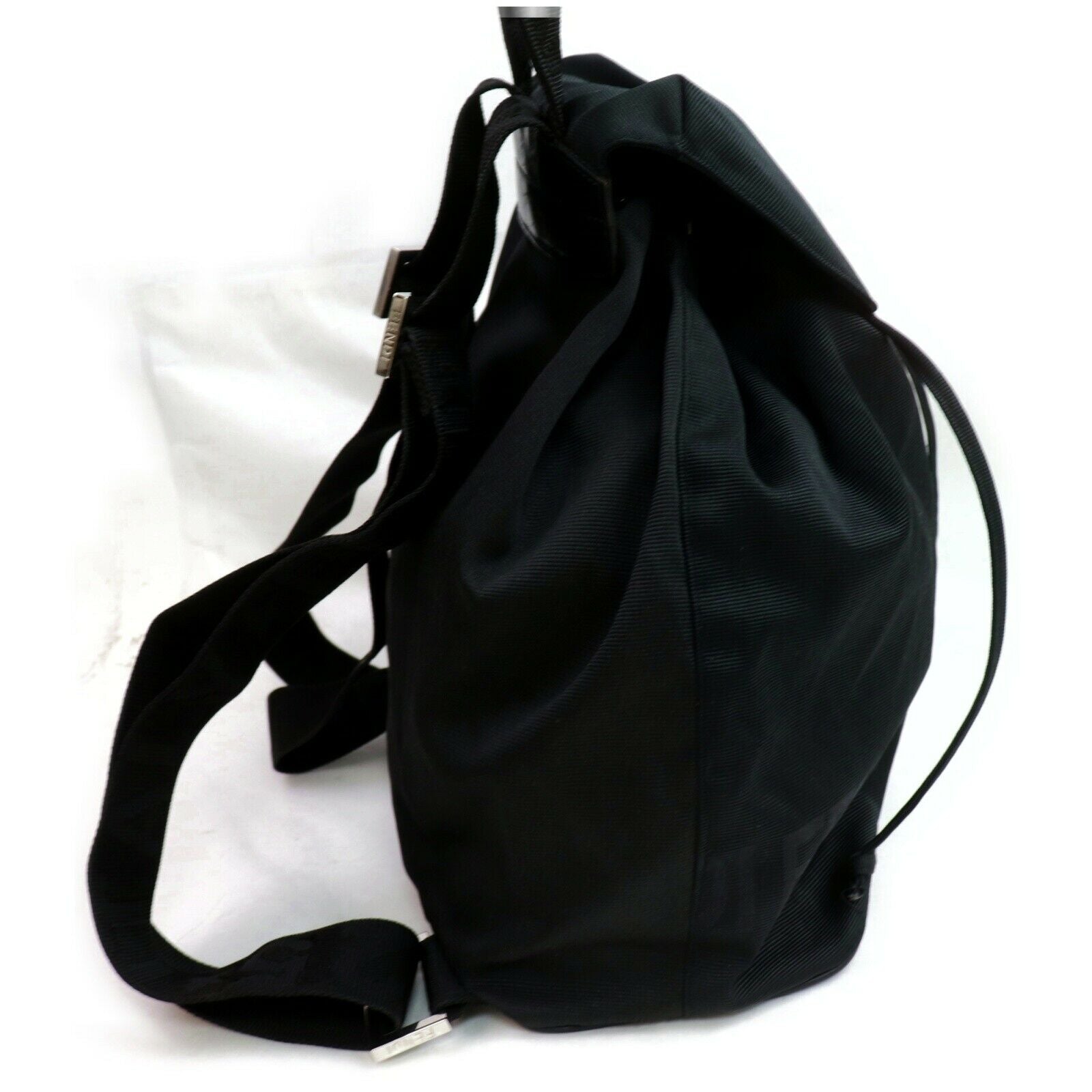 Indistinguishable  Fendi Back Pack Black Nylon (SHC7-10465)