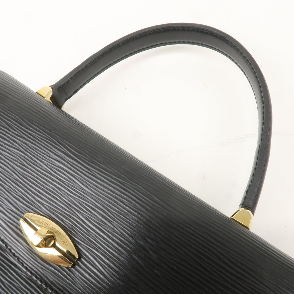 Louis Vuitton Epi Leather Malesherbes Hand Bag Black M52372