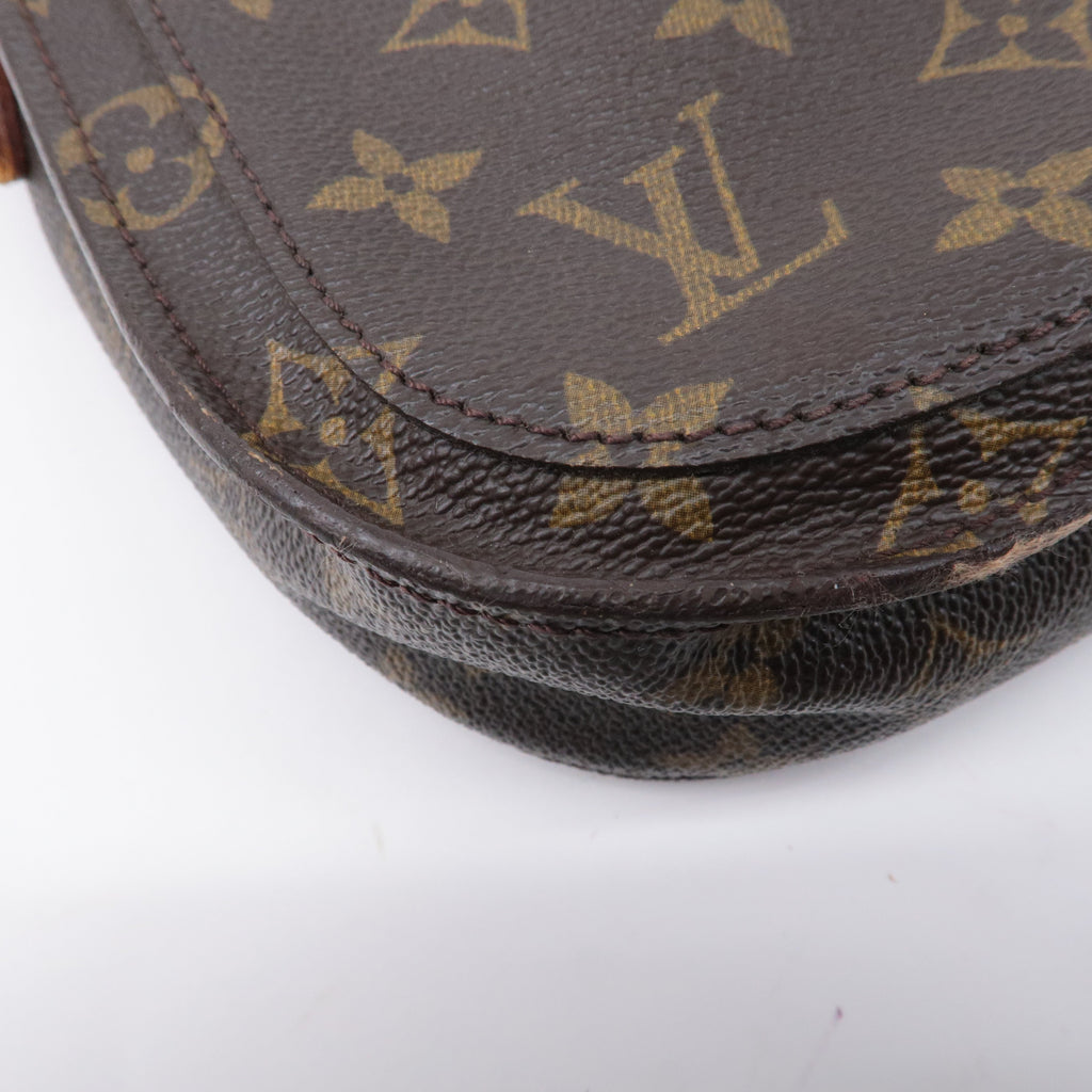 Authouis Louis Vuitton Monogram Saint Cloud GM Shoulder Bag Brown M51242